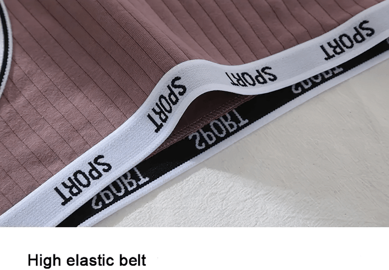 Detail of women's low-waist cotton panties SF2173 showing high elastic waistband with 'Sport' design.